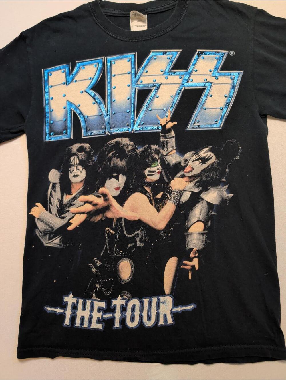 Vintage KISS The Tour 2012 Band T-Shirt Small